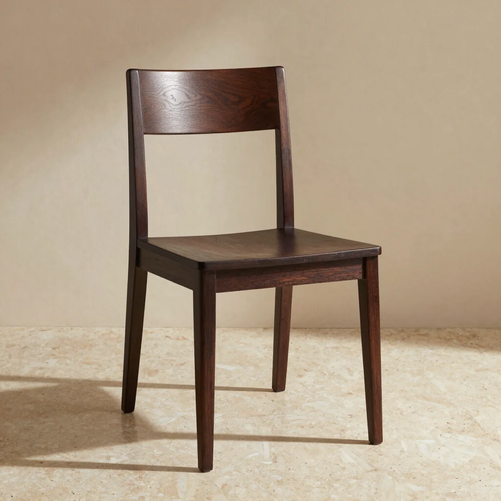 Kipande Carved Mahogany Side Chair